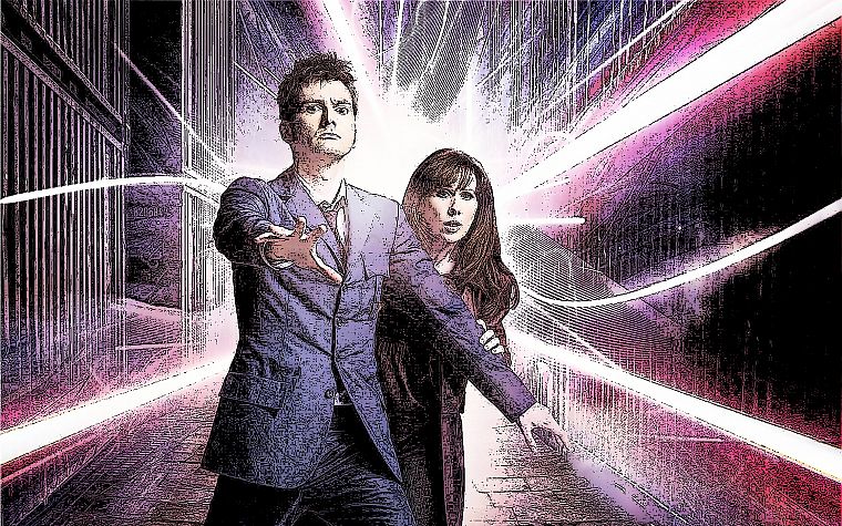 David Tennant, Doctor Who, Catherine Tate, Donna Noble, Tenth Doctor - desktop wallpaper