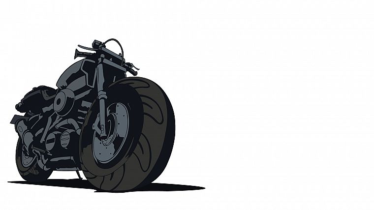motorbikes, simple background - desktop wallpaper