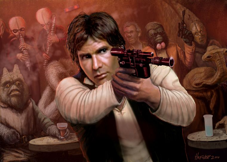 Han Solo, Harrison Ford - desktop wallpaper