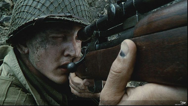 movies, military, snipers, US Army, World War II, Saving Private Ryan, Barry Pepper - desktop wallpaper