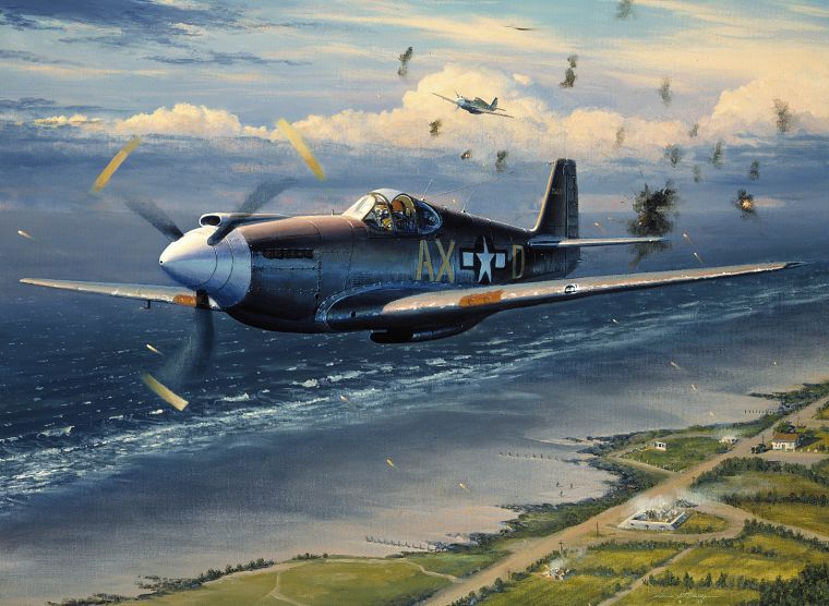 aircraft, World War II, P-51 Mustang - desktop wallpaper