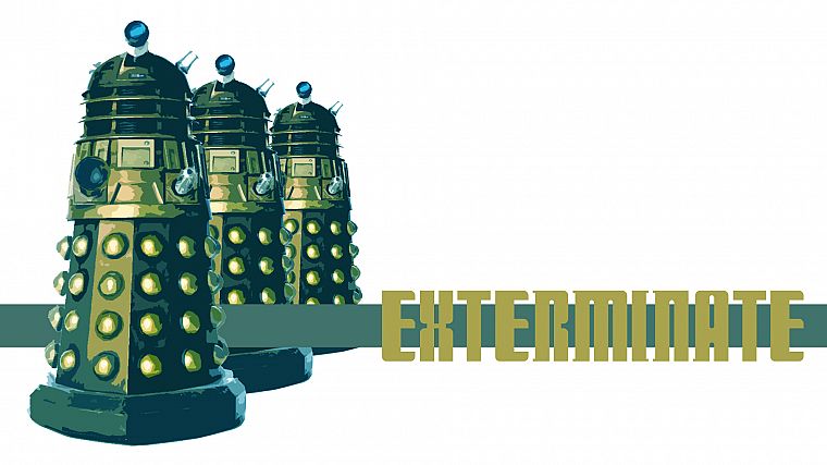 Dalek, exterminate, Doctor Who - desktop wallpaper