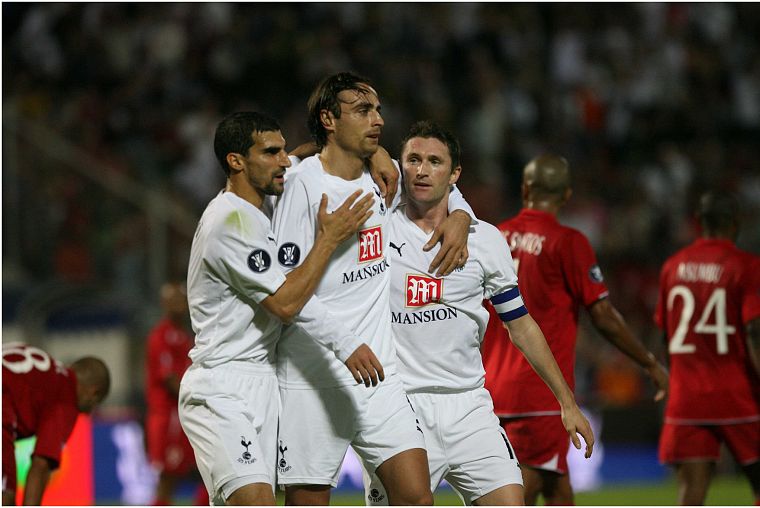 soccer, Berbatov, Robbie Keane, Tottenham Hotspur, football player - desktop wallpaper