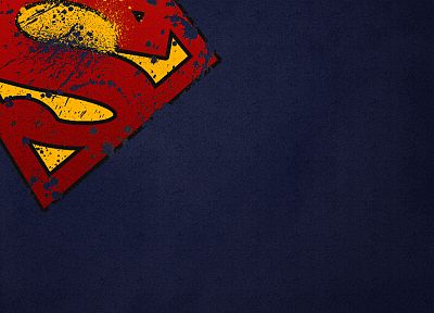minimalistic, DC Comics, Superman, Superman Logo - desktop wallpaper