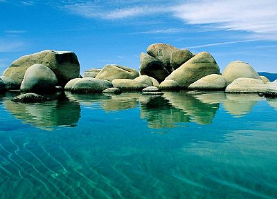 stones, Nevada, Lake Tahoe - random desktop wallpaper