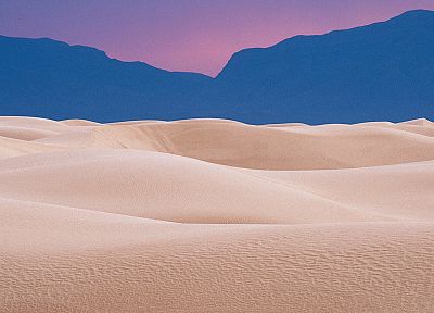 white, national, New Mexico, dunes, evening - random desktop wallpaper