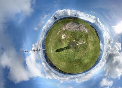 panorama circle - duplicate desktop wallpaper