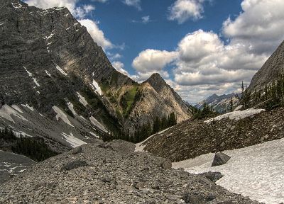 mountains, Canada, kananaskis - random desktop wallpaper