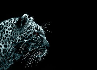 Fractalius, leopards - random desktop wallpaper