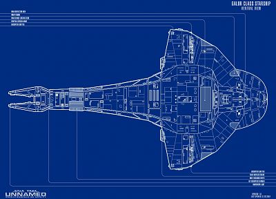 Star Trek, blueprints - random desktop wallpaper