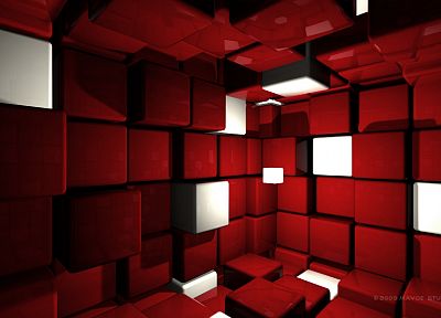 blocks, 3D - random desktop wallpaper