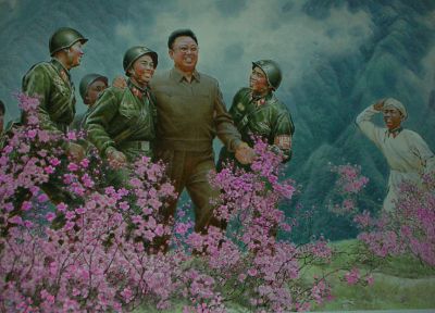 propaganda, North Korea - random desktop wallpaper
