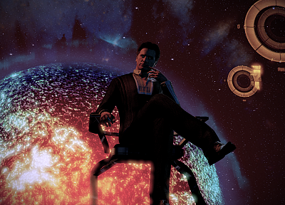 Mass Effect, Illusive Man, Mass Effect 2 - desktop wallpaper