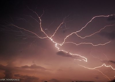 nature, weather, lightning, skyscapes - duplicate desktop wallpaper