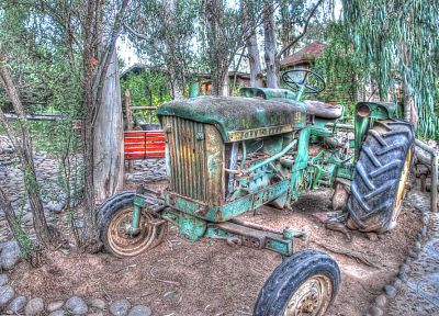 tractors, HDR photography - random desktop wallpaper