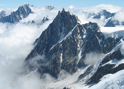 mountains, landscapes, snow - desktop wallpaper