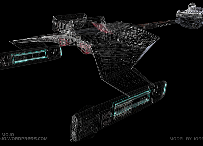 Star Trek, 3D modeling, Romulans - random desktop wallpaper
