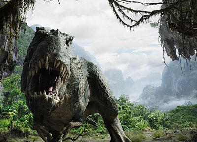 dinosaurs, King Kong, Tyrannosaurus Rex - duplicate desktop wallpaper