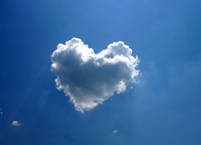 clouds, hearts, skyscapes - random desktop wallpaper