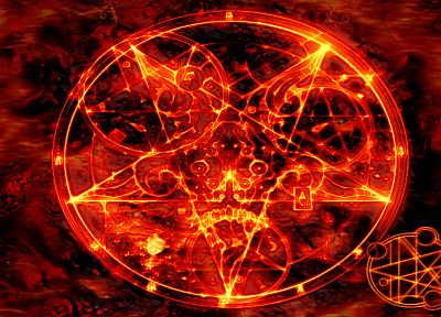 pentagram, satanic - duplicate desktop wallpaper