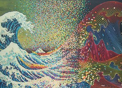 The Great Wave off Kanagawa - random desktop wallpaper
