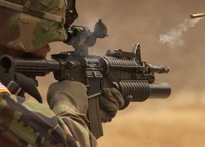 guns, military, M4A1 - random desktop wallpaper