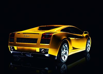 cars, vehicles, Lamborghini Gallardo, rear angle view - desktop wallpaper