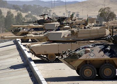 military, tanks, LAV-25, M1A1 Abrams MBT - random desktop wallpaper