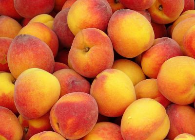 fruits, peaches - desktop wallpaper