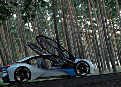 BMW, cars, vehicles, BMW i8 concept, EfficientDynamics - random desktop wallpaper