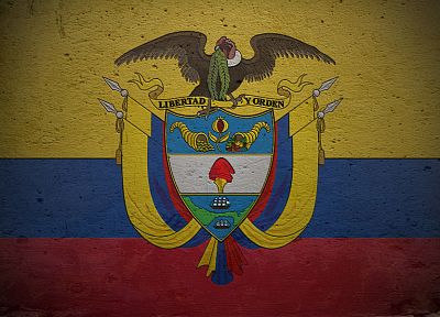 flags, Colombia - duplicate desktop wallpaper