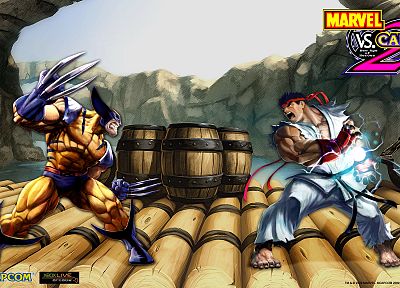 video games, Street Fighter, Marvel vs Capcom 2 - random desktop wallpaper