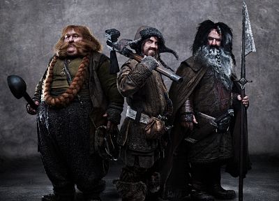 dwarfs, The Hobbit, Bifur, Bombur, Bofur - random desktop wallpaper