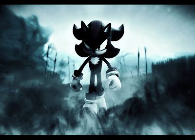 Sonic the Hedgehog, video games, assassins, dark, smoke, shadows, Sonic - related desktop wallpaper