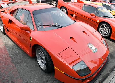 red, cars, Ferrari, vehicles, Ferrari F40 - desktop wallpaper