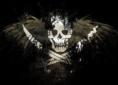 pirates, eagles, flags - random desktop wallpaper