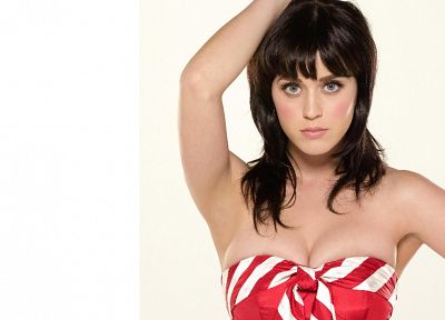 boobs, women, Katy Perry, bangs - desktop wallpaper