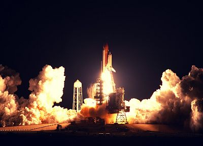 Space Shuttle, launch - desktop wallpaper