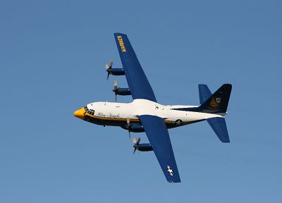 aircraft, C-130 Hercules, blue angels - desktop wallpaper