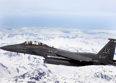 war, airplanes, F-15 Eagle, fighter jets - random desktop wallpaper