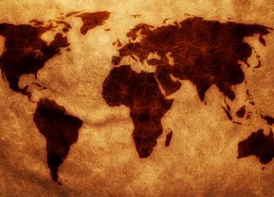paper, brown, maps, world map - related desktop wallpaper