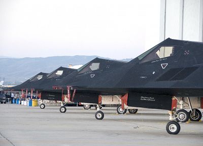 aircraft, military, stealth, Lockheed F-117 Nighthawk - duplicate desktop wallpaper
