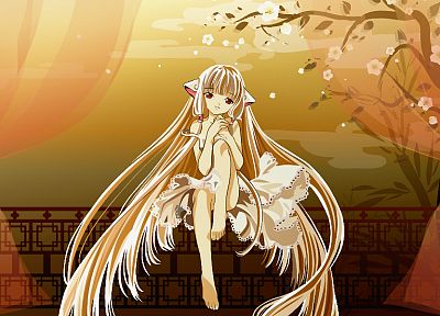 blondes, Chobits, Chii, anime - related desktop wallpaper