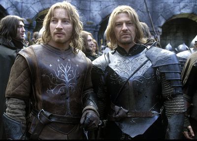 The Lord of the Rings, Sean Bean, Gondor, Faramir, Boromir, David Wenham - random desktop wallpaper