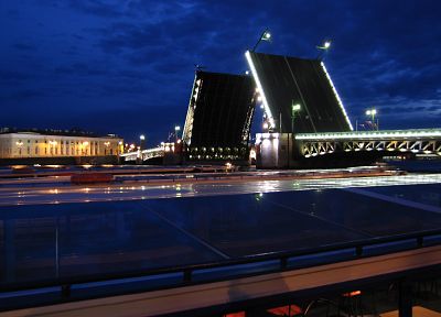 Russia, bridges, rivers, Saint Petersburg - duplicate desktop wallpaper