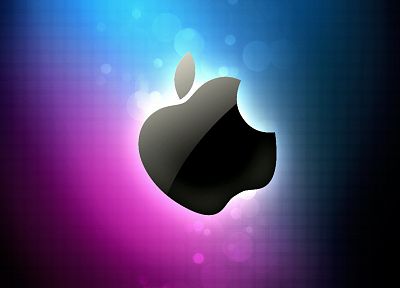 blue, pink, Apple Inc., Mac, logos - related desktop wallpaper