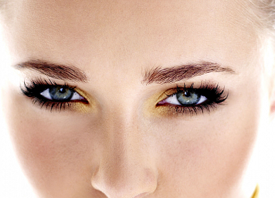 women, eyes, blue eyes, actress, Hayden Panettiere, celebrity, faces, white background - related desktop wallpaper