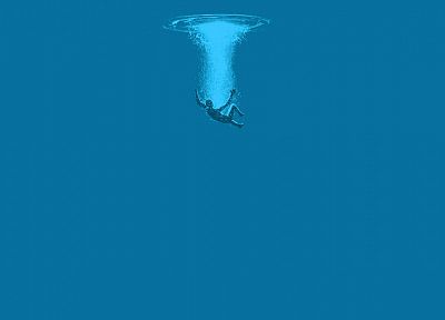 water, minimalistic, dethklok, drowning - random desktop wallpaper