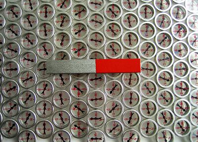 magnets, compasses - random desktop wallpaper