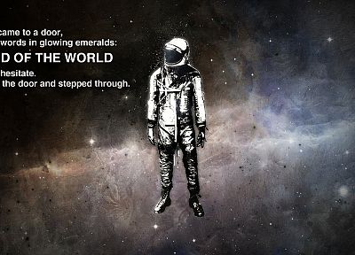 quotes, astronauts, cosmonaut - random desktop wallpaper